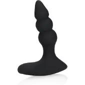 Loveline Geribbelde vibrerende Butt Plug met afstandsbediening