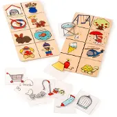 Toys for Life 'Maak het voorwep compleet' - Educatief speelgoed - Sensorisch speelgoed - Spelend leren - Houten speelgoed - Educatief speelgoed 3 tot 6 jaar