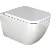 Luca Varess Cordaro hangtoilet Glanzend Wit randloos