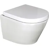 Luca Varess Calibro hangtoilet Glanzend Wit randloos compact