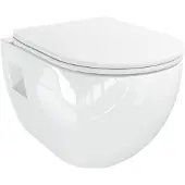 Linie Waldo hangtoilet Glanzend Wit randloos