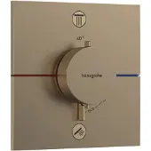 Hansgrohe Compleet montageset ShowerSelect Comfort E thermostaat, inbouw, geborsteld brons, geborsteld brons