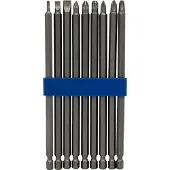 Toolstation Bitset extra lang 9-delig