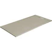 Balmani Andes douchebak 180 x 90 cm top solid zijdegrijs