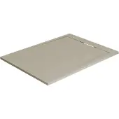 Balmani Andes douchebak 120 x 90 cm top solid zijdegrijs