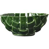 Ferm Living Plait Bowl Emerald Green | Ø24