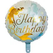 Boland Folieballon Zeemeermin 'Happy Birthday' (multi)