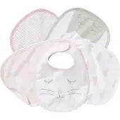Vertbaudet Set met 5 slabbetjes set kat roze