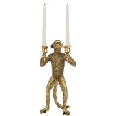 Goodwill Kaarsenhouder Aap Goud H 39 cm