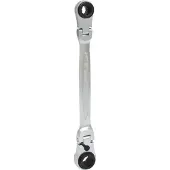 Ks Tools 503.4745 Gelenk-Ratschenringschlüssel 4 in 1 GEARplus 10/13+17/19 Ringsleutel Sleutelbreedte (metrisch) 10 - 19 mm
