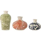 Bloomingville Fauni vazen set van 3 stuks - 82061394