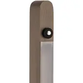 Quitani LED-wandlamp Talon , dimbaar, brons / oud-messing, Woon-/ Eetkamer, Aluminium, Modern, LED wandlamp