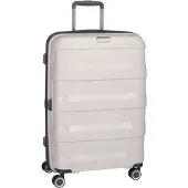 Stratic Gepäckstücke Trolley 'Straw +' taupe / zwart