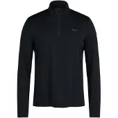 Rapha Active Half Zip T-shirt lange mouwen Technisch T-shirt Zwart/Grijs