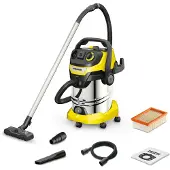 Kärcher Stofzuiger - KARCHER - WD 6 - Nat en droog reinigen - Verstelbare druk - Zakloze opvangbak