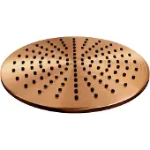 Brauer Carving Inbouwset Met 3-weg Thermostaat - Hoofddouche 30cm - Gebogen Wandarm 40cm - Staafhanddouche - Wandaansluiting - Geborsteld Koper PVD - Kranen, Douchekranen, Douchesets, Inbouw