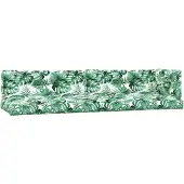 vidaXL Palletkussens 5 st stof bladpatroon