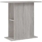 vidaXL Aquariumstandaard 75x36x72,5 cm bewerkt hout grijs sonoma
