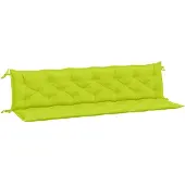 vidaXL Tuinbankkussens 2 st 200x50x7 cm oxford stof heldergroen