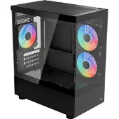 Aerocool Viewport Mini V2 ARGB Zwart | PC-behuizing
