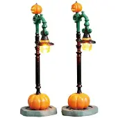 Lemax Kerstfiguur Witch pumpkin patch set of 2 b/o 4.5v