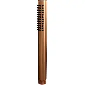 Brauer Copper Carving complete inbouw regendouche set 04 met 30cm douchekop, gebogen muurarm en staafhanddouche geborsteld koper PVD