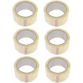 Benson Transparante verpakkingstape - sterk klevend - 48 mm x 66 meter - 6 stuks