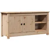 vidaXL Tv-meubel 103x36,5x52 cm massief grenenhout