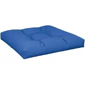 vidaXL Palletkussen 80x80x12 cm stof koningsblauw