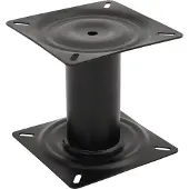 vidaXL Bootstoelpoot 18 cm staal zwart