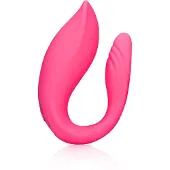 Loveline - oplaadbare koppel vibrator - afstandsbediening - silicone - roze