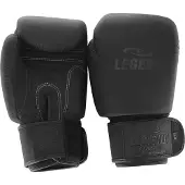 Legend Sports Bokshandschoenen SupremeGuard Elite Leder Mat Zwart