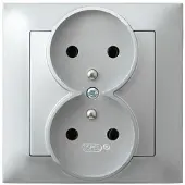Ospel GP-2YZ/18, zilverkleurig, IP20, 16 A, 84 mm, 45 mm, 84 mm