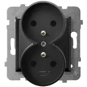 Ospel GP-2URZ/m/33, zwart, IP20, 16 A, 71 mm, 45 mm, 71 mm