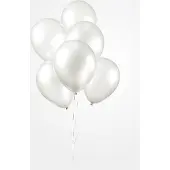 We Fiesta 50 Balloons 12″ pearl wit - Thema Feest Party Ballon