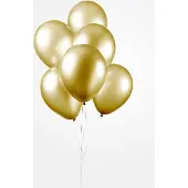 We Fiesta 10 Balloons 12″ metallic goud - Thema Feest Party Ballon