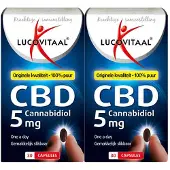 Lucovitaal 2x CBD Cannabidiol 5 mg 30 capsules