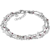 Ixxxi Armband Ghana Brown Zilver