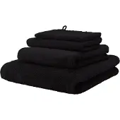 Aquanova Badlaken London Zwart (70 x 130 cm)