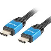 Lanberg - Lanberg aluminium HDMI-A male 2.0 4K video kabel 1.8m