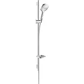 Hansgrohe Doucheset Raindance Select E 120 Eco Unica S, chromen uitvoering, 900 mm