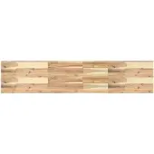 vidaXL Wandschap zwevend 120x30x4 cm onbehandeld massief acaciahout