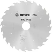 Bosch 2608837708 2608837708 Hardmetaal-cirkelzaagblad 190 x 30 mm Aantal tanden: 24 1 stuk(s)