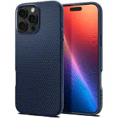 Spigen Liquid Air Backcover voor de Apple iPhone 16 Pro - Navy Blue