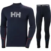 Helly Hansen Lifa Merino Midweight Pant, heren, navy