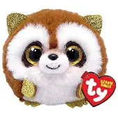 TY teeny puffies pickpocket raccoon, 10cm