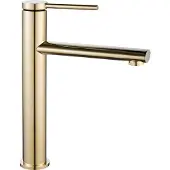 REA Wastafelkraan Oval Gold High