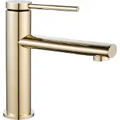 REA Wastafelkraan Oval Gold Low