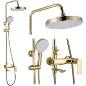 REA Veneta Regendouche Goud 136cm
