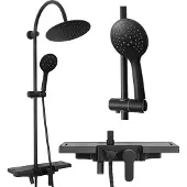 REA Doucheset Vigo Black